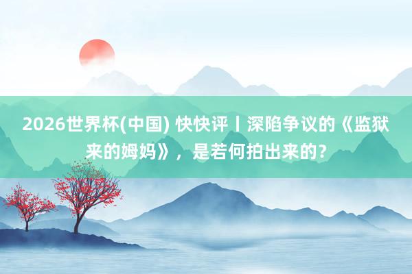 2026世界杯(中国) 快快评丨深陷争议的《监狱来的姆妈》，是若何拍出来的？