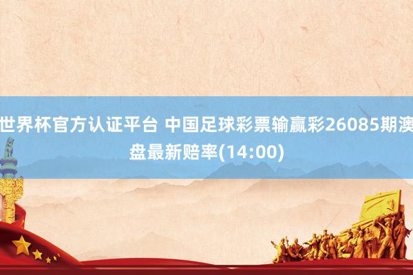 世界杯官方认证平台 中国足球彩票输赢彩26085期澳盘最新赔率(14:00)